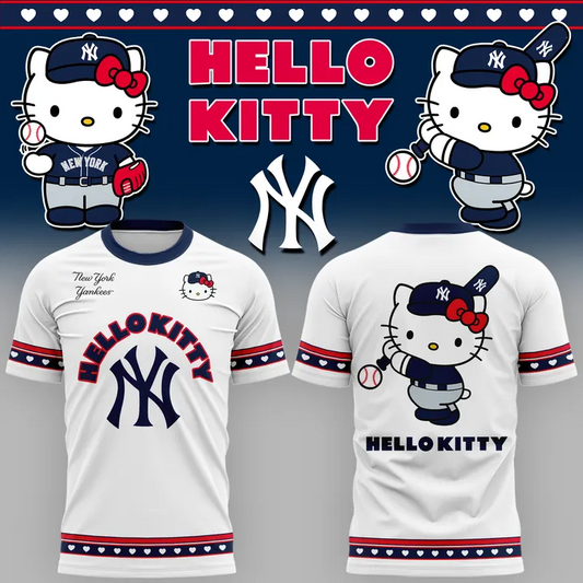 12. New York Yankees x Hello Kitty Game Night 2026 T-Shirt