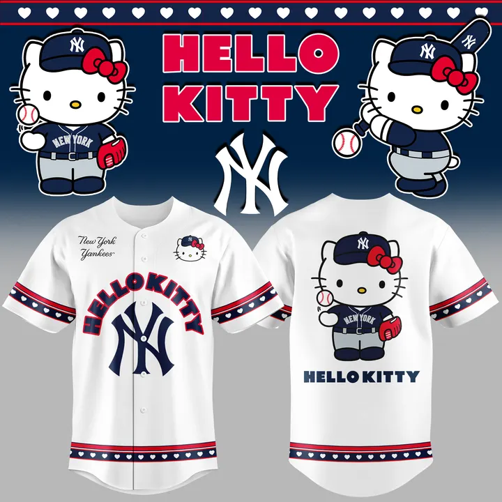 45. Special Jersey New York Yankees x Hello Kitty Game Night 2026 Baseball Graphic Jersey