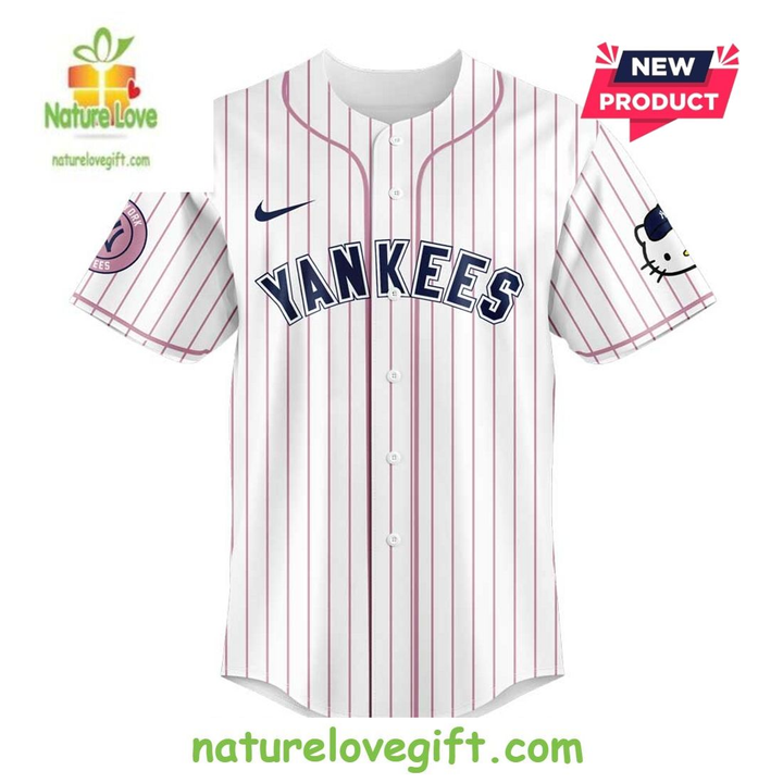 47. Baseball Jersey New York Yankees x Hello Kitty Game Night 2026 Baseball Graphic Jersey
