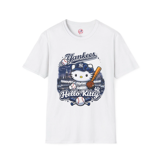 43. Perfect Shirt New York Yankees x Hello Kitty Game Night 2026 Baseball Graphic T-Shirt