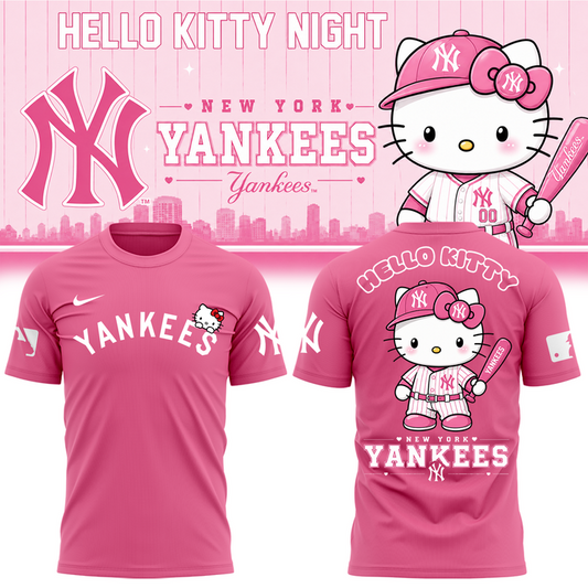Hello Kitty x New York Yankees T-Shirt – Cute Baseball Fan Edition