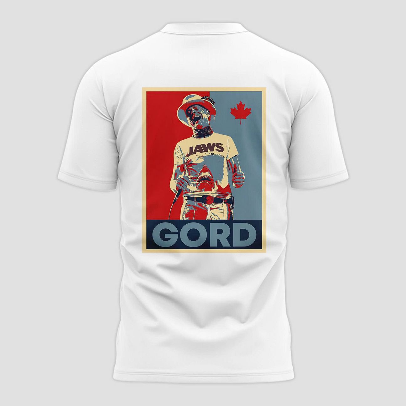 Unisex White Gord Downie Jaws Special T-shirt