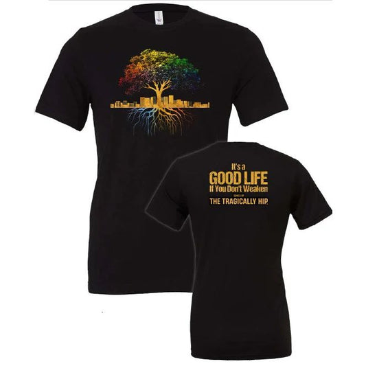 It's A Good Life Black T-Shirt