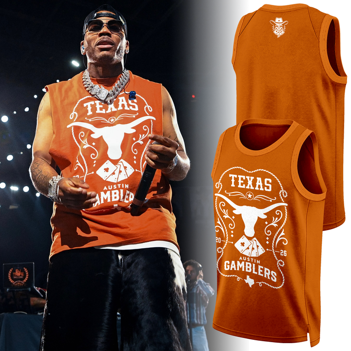 Limited Edition Texas Longhorns x Austin Gamblers Tank Top