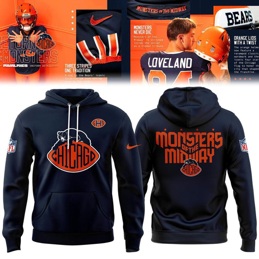 Unisex Chicago Bears 2026 Rivalries Hoodie