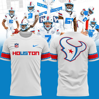 Houston Texans Rivalries By the H. For the H. 2026 T-shirt / White