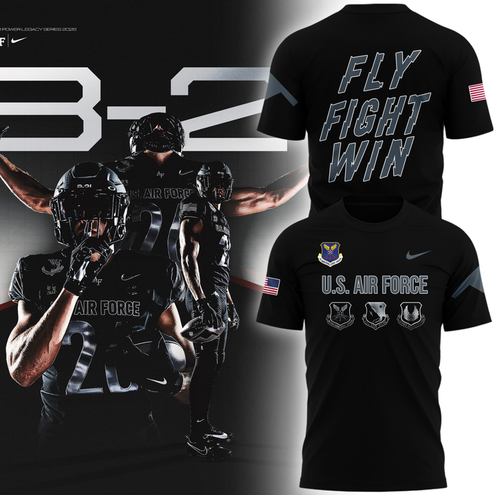 2026 Air Power Legacy Air Force Football B-21 Raider T-Shirt