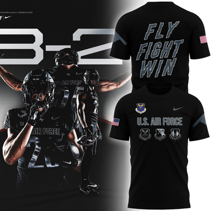 2026 Air Power Legacy Air Force Football B-21 Raider T-Shirt