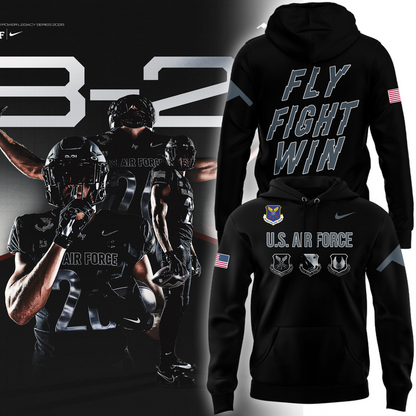 2026 Air Power Legacy Air Force Football B-21 Raider Hoodie