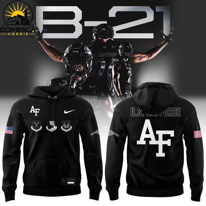 Air Force Falcons Air Power Legacy Series The B-21 Raider Hoodie