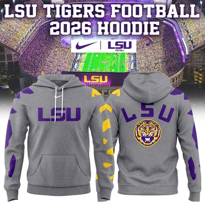 LSU Tigers Football 2026 Hoodie