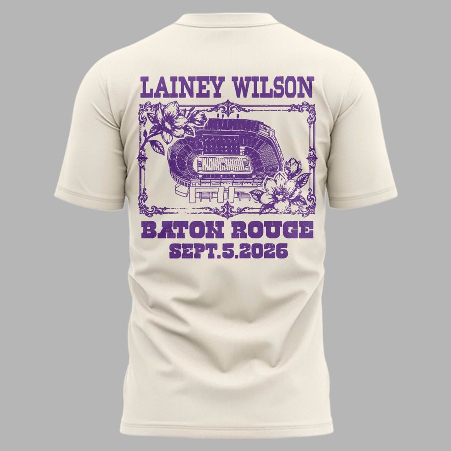 Special 2026 Lainey Wilson College GameDay LSU Football T-Shirt