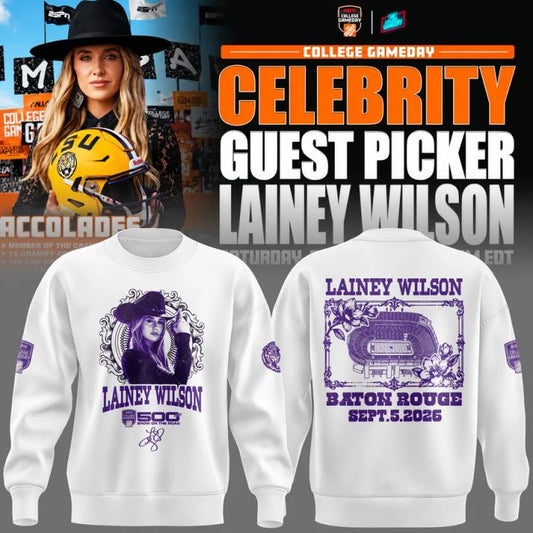 Limited Edition Lainey Wilson College GameDay Sweatshirt 2026