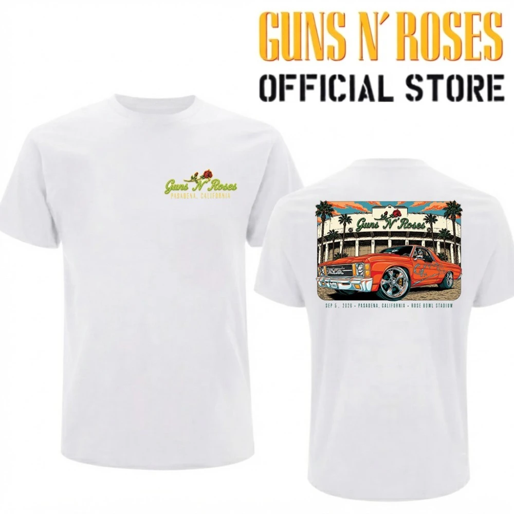 Guns N’ Roses The Jungle Rose Bowl Stadium Pasadena CA 2026 Tour T-Shirt