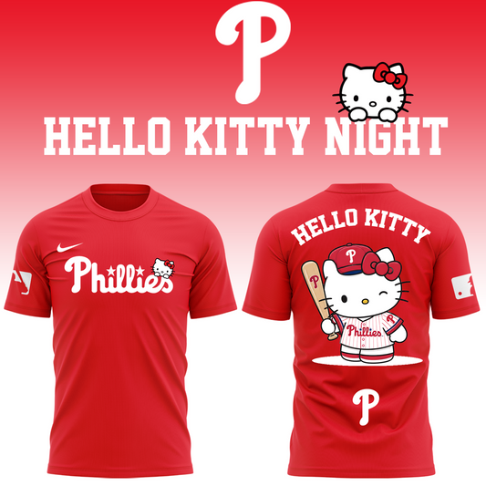 Philadelphia Phillies Hello Kitty 2026 Theme Night Tee