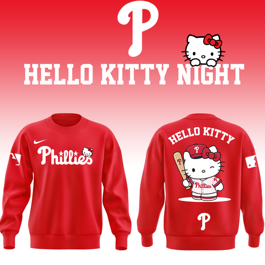 Philadelphia Phillies Hello Kitty 2026 Theme Night sweat