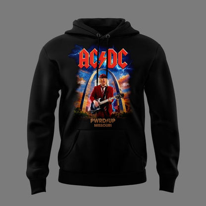 Black Hoodie AC/DC - Exclusive St. Louis Event - Power Up Tour 2026 Hoodie