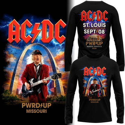 AC/DC PWR UP Tour – St. Louis 2026 Long Sleeve Shirt