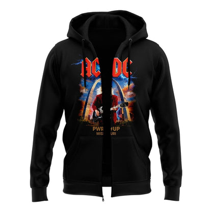 AC/DC PWR UP Tour – St. Louis 2026 Zip Hoodie