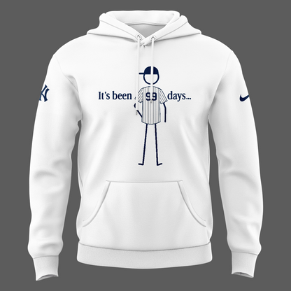 Special New Aaron Judge #99 White Hoodie - Welcome Back