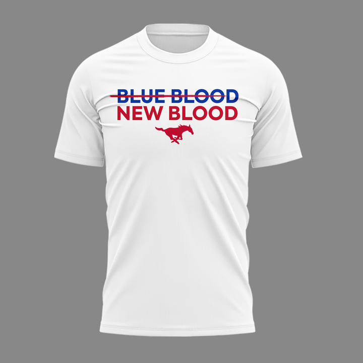 SMU football BLUE BLOOD NEW BLOOD 2026 T-shirt