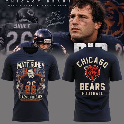 006. Limited Edition Matt Suhey - Chicago Bears Always and Forever - Thank You For Your Memories T-Shirt