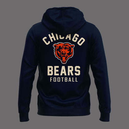 014. Navy Hoodie Matt Suhey - Chicago Bears Always and Forever - Thank You For Your Memories Hoodie