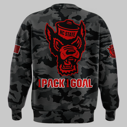 NCSU  Football Black Camo 2026 SWEATSHIRT