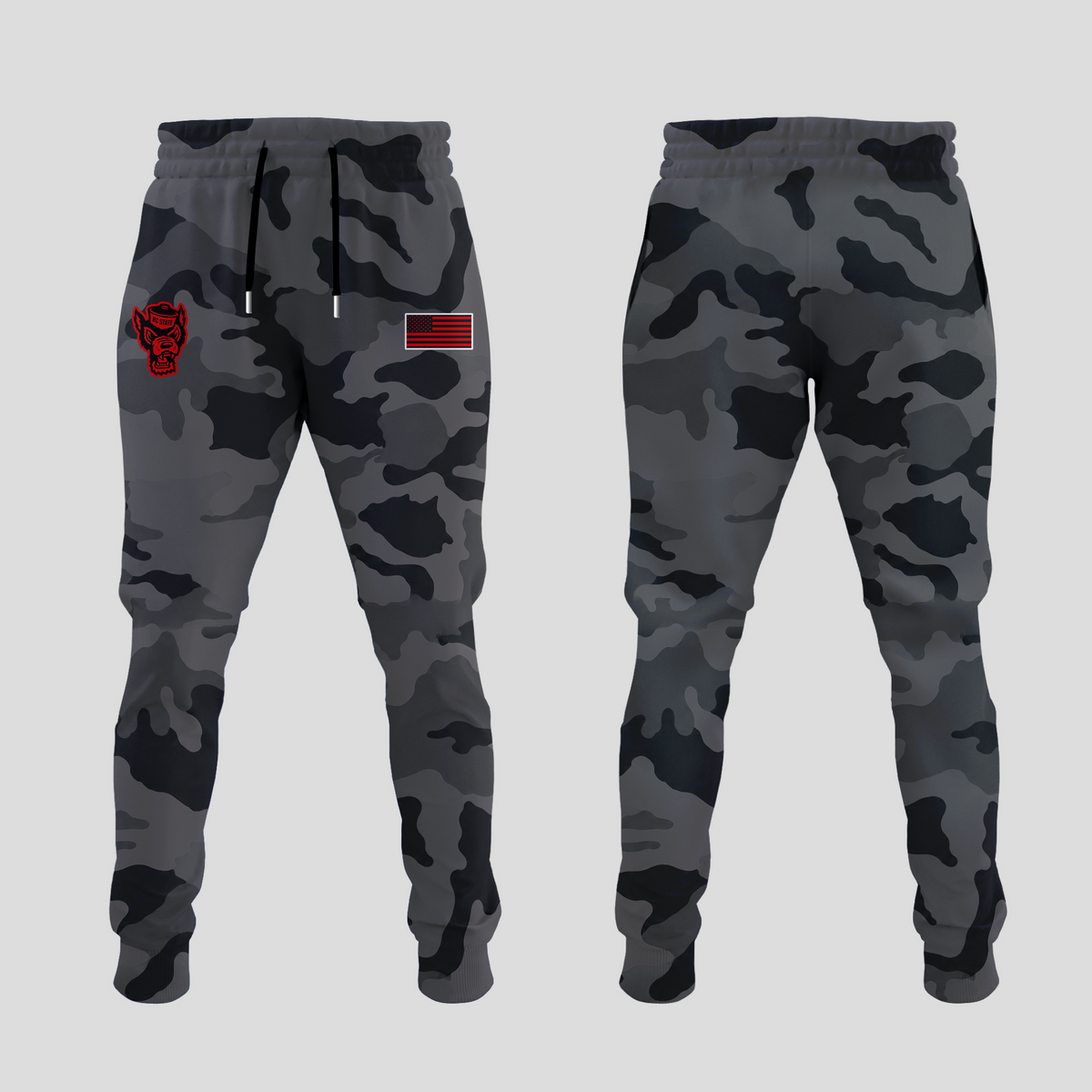 NCSU Football Black Camo 2026 Hoodie