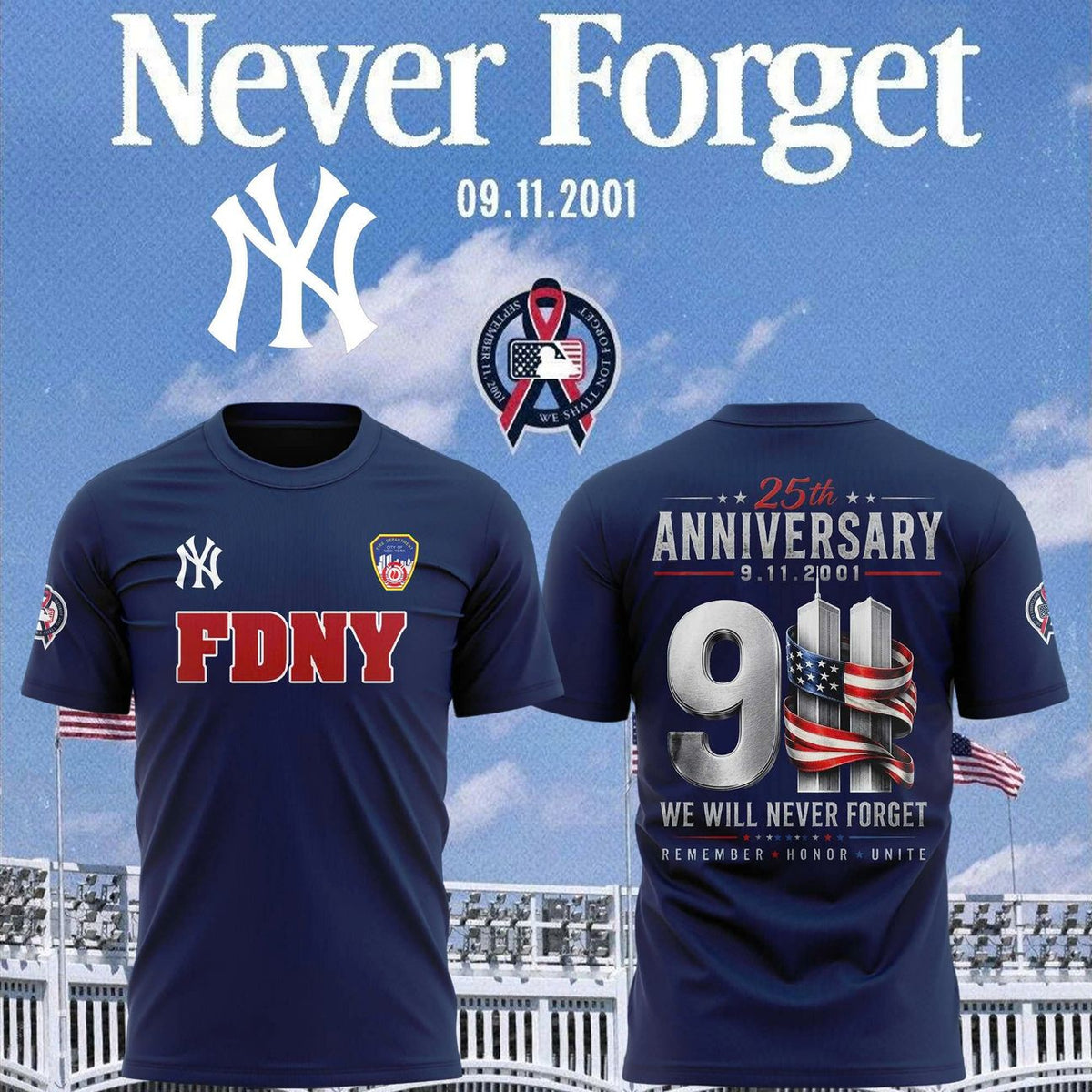 New York Yankees x NYPD T-shirt