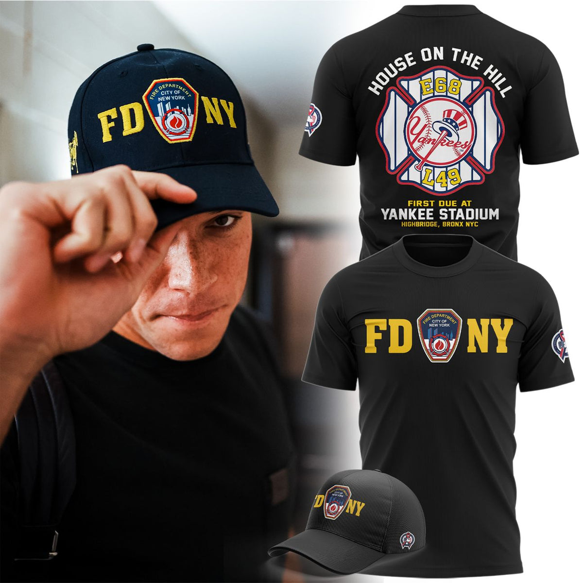 New York Yankees x NYPD T-shirt