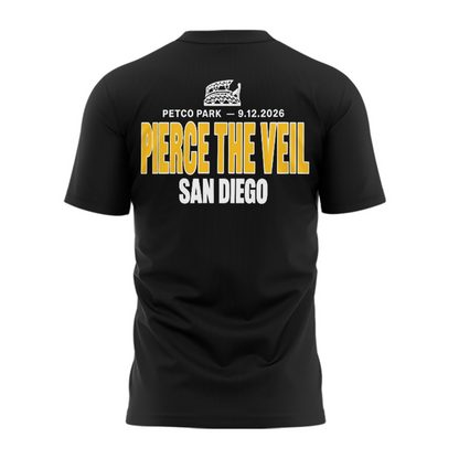 Pierce The Veil x San Diego Padres T-shirt