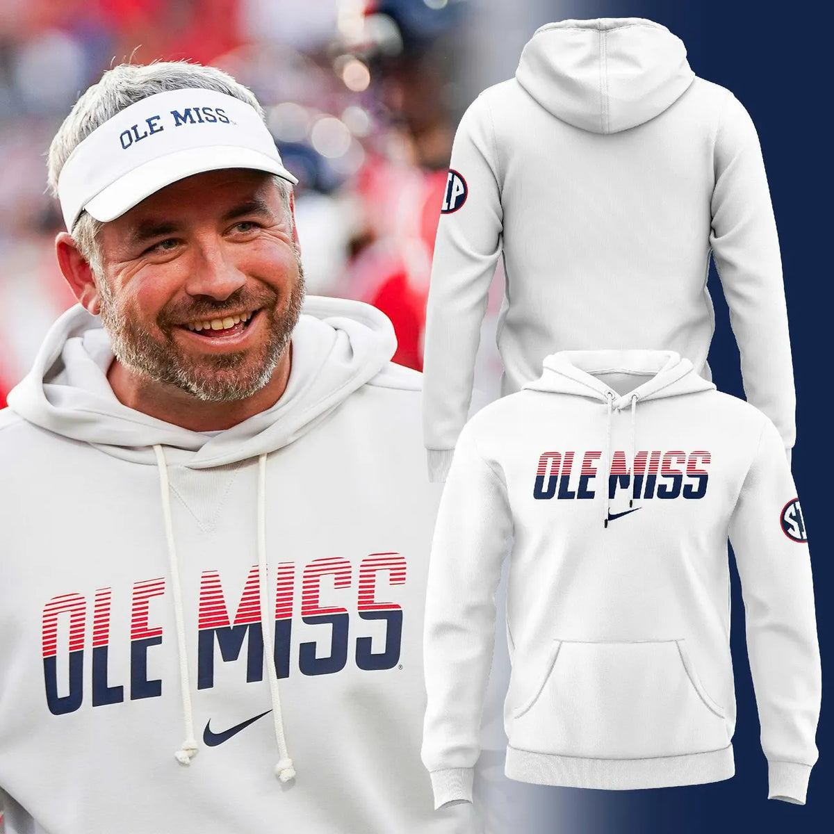 Ole Miss football Colonel Reb 2026 Hoodie