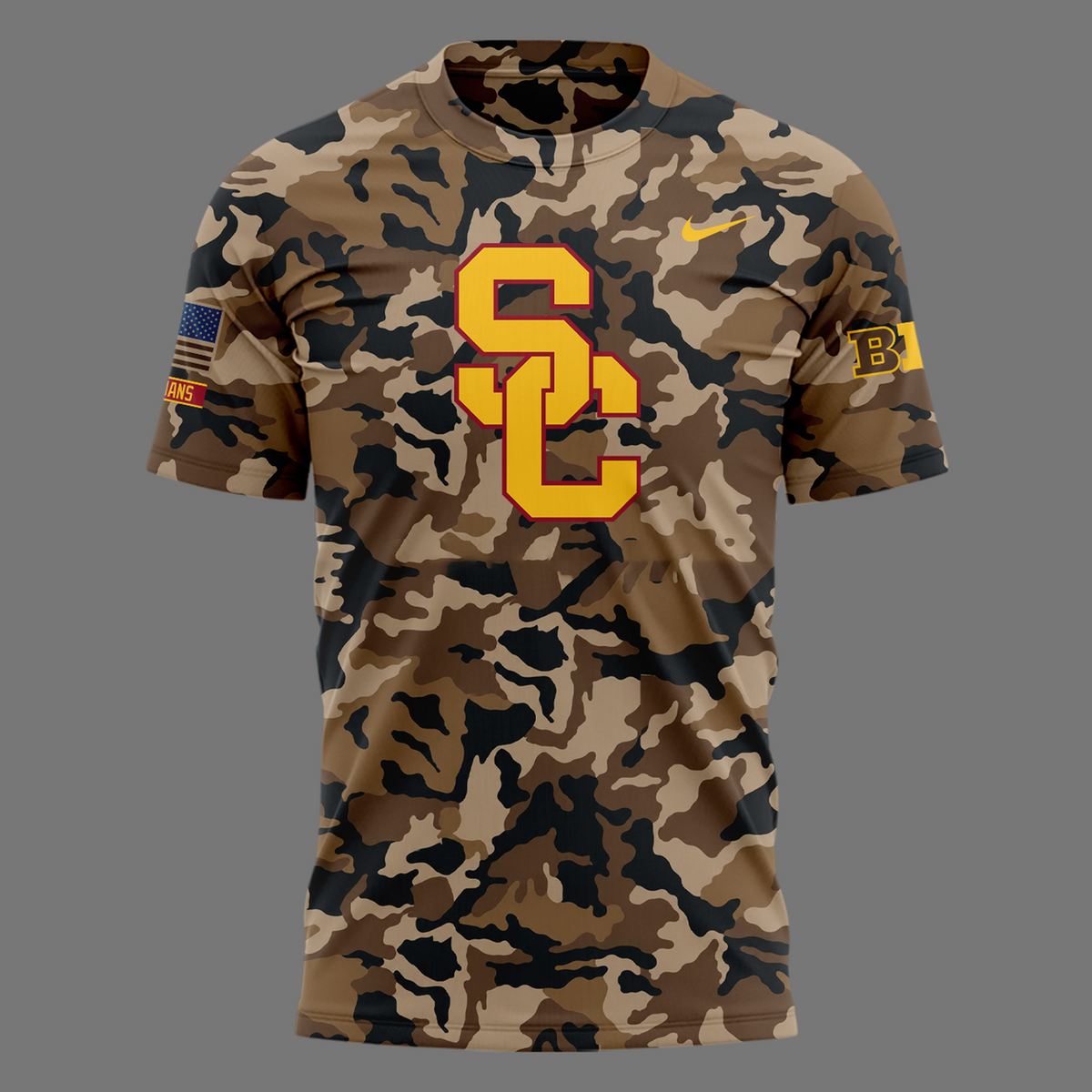 2026 Exclusive T-Shirt USC Trojans football Military Appreciation