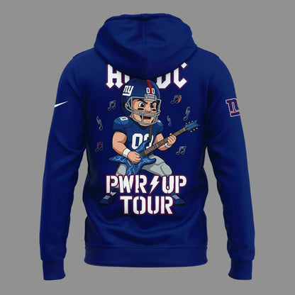 Special AC/DC x New York Giants - POWER UP TOUR 2026 Hoodie