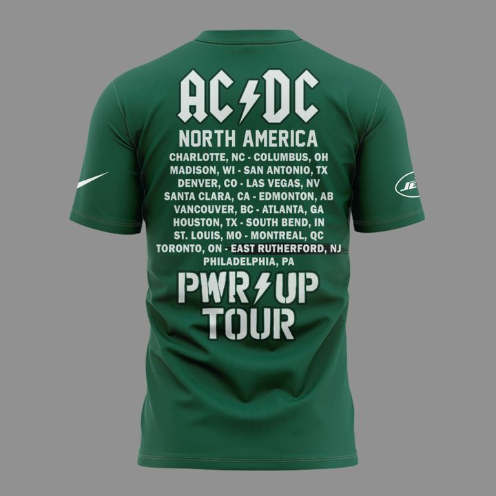 AC/DC x New York Jets - POWER UP TOUR 2026 T-Shirt