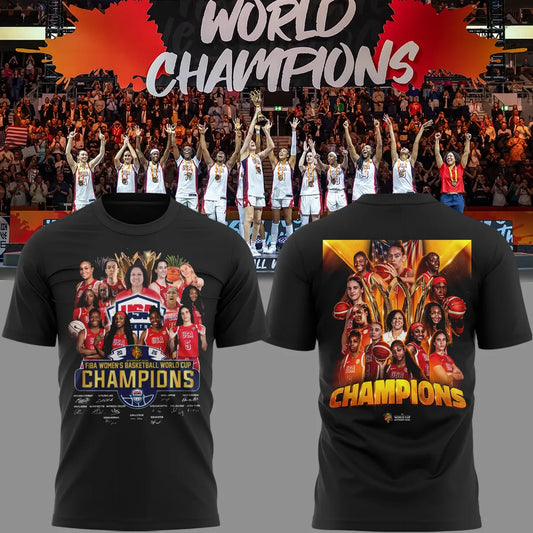 01. USA - FIBA Women's Basketball World Cup Champion T-Shirt