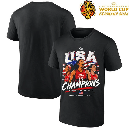 Limited Edition USA Champion - FIBA Women's Basketball World Cup Champion T-Shirt