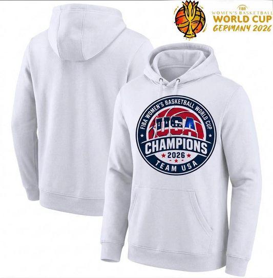 FIBA Womens Basketball World Cup USA Champions 2026 Team USA Hoodie