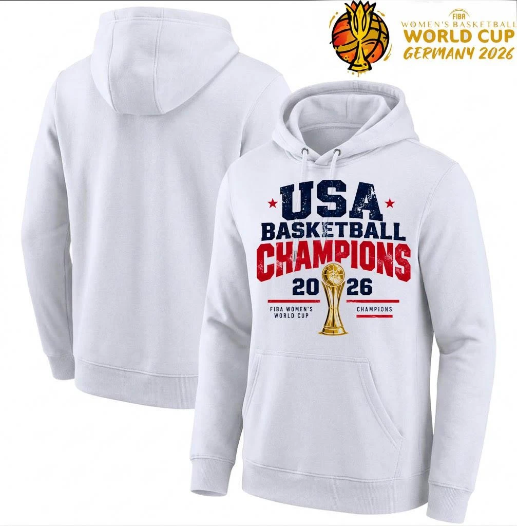 Gold Trophy FIBA Womens Basketball World Cup Hoodie