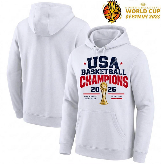 Gold Trophy FIBA Womens Basketball World Cup Hoodie