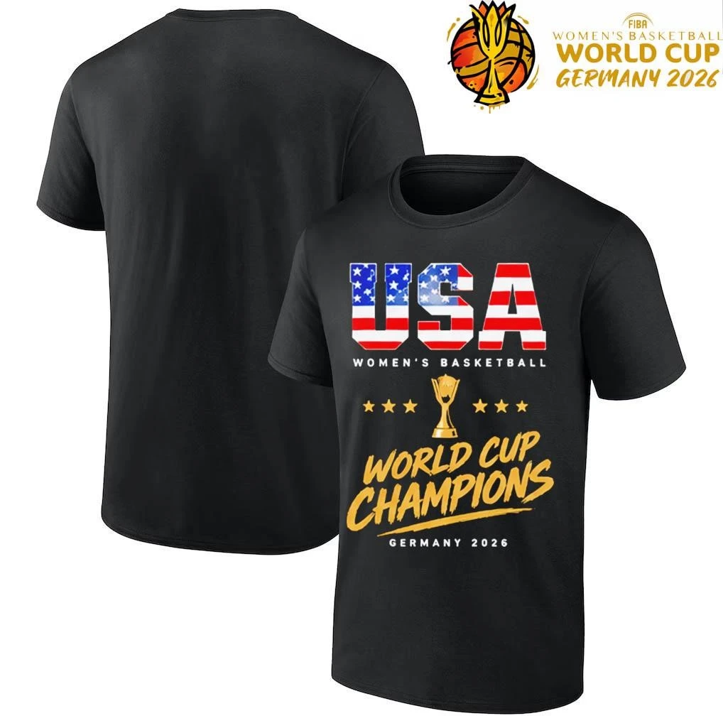 Champion 2026 - FIBA Women's Basketball World Cup Champion Team USA T-Shirt