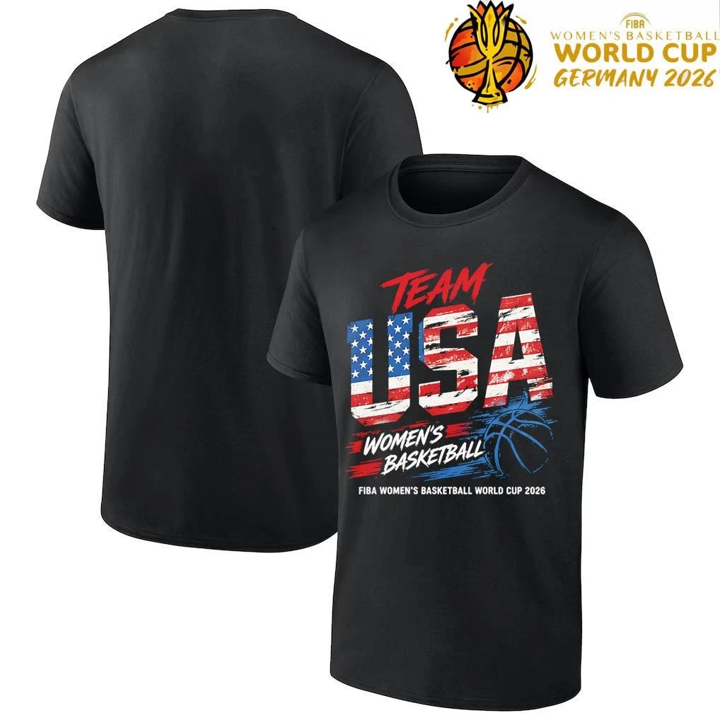 Team USA Womens Basketball FIBA World Cup 2026 Flag Graphic Shirt T-Shirt