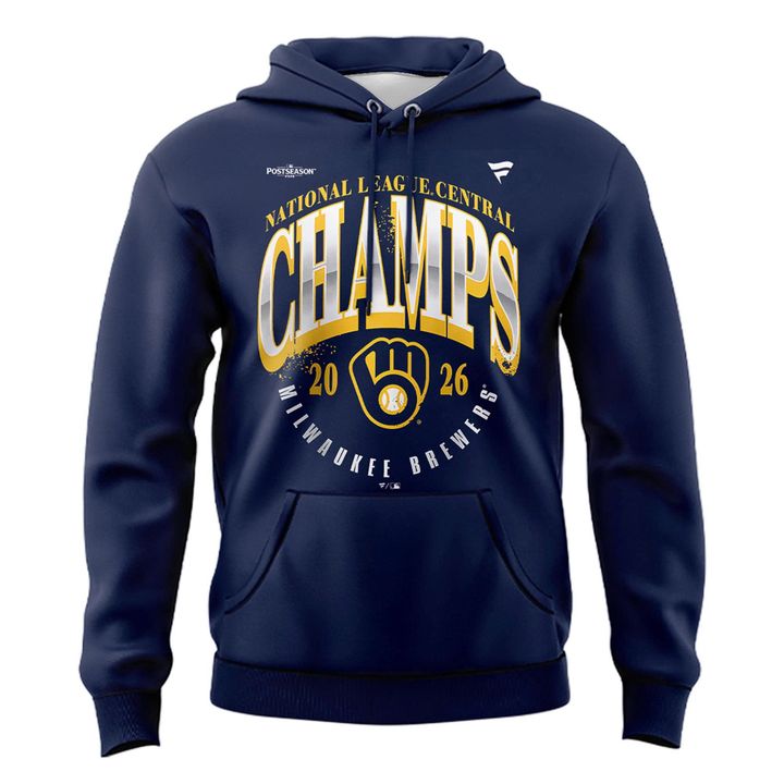 Milwaukee Brewers 2026 NL Central Division Champions Hoodie