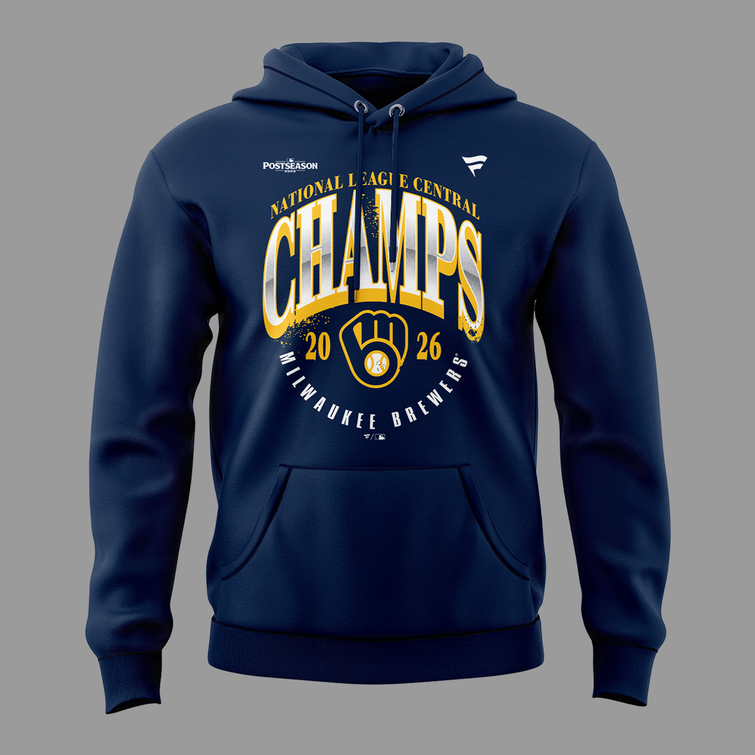 Limited Edition Milwaukee Brewers 2026 NL Central Division Champions Hoodie