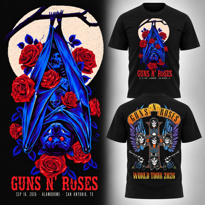Guns N’ Roses x Alamodome San Antonio 2026 Tour Limited Edition T-Shirt_02