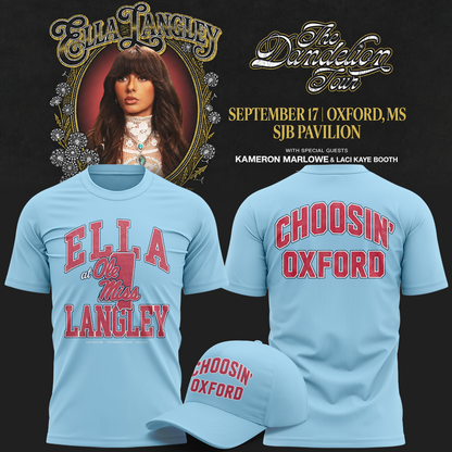 Ole Miss Rebels x Ella Langley-The Dandelion Tour 2026 T-shirt