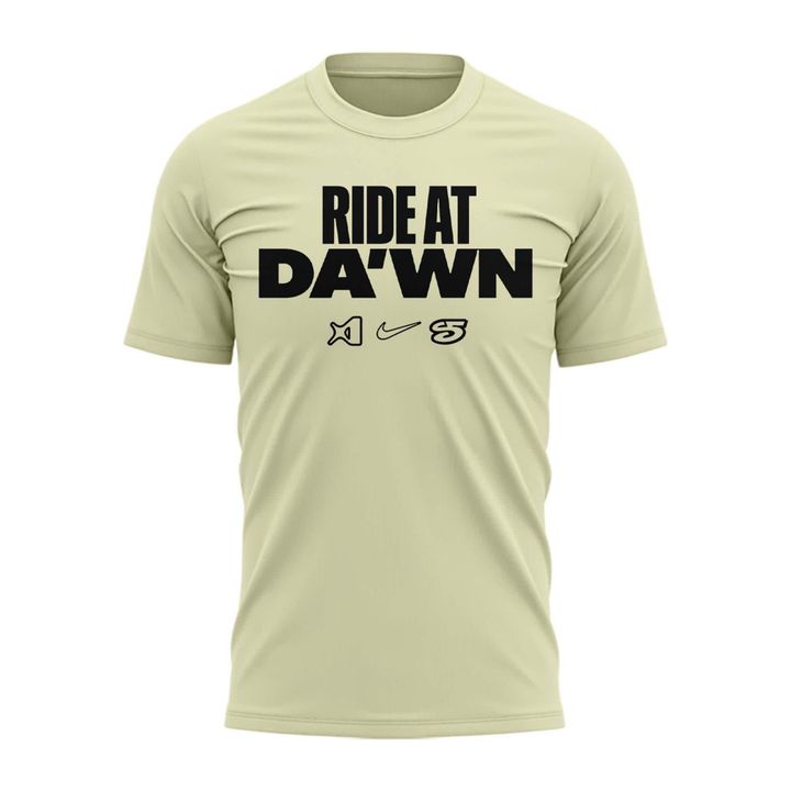 Limited Edition 2026 Las Vegas Aces A'ja's "Ride at Da'wn" Yellow T-Shirt