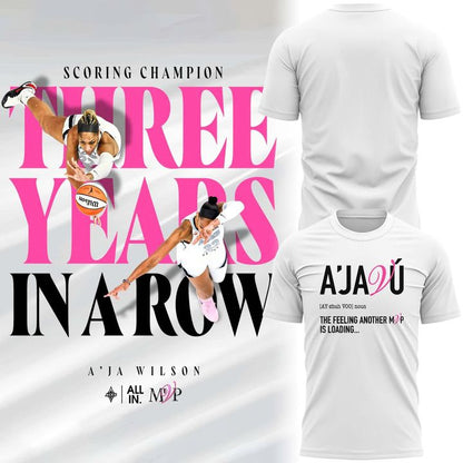 Limited Edition 2026 Las Vegas Aces "A'JA VÚ" Tee
