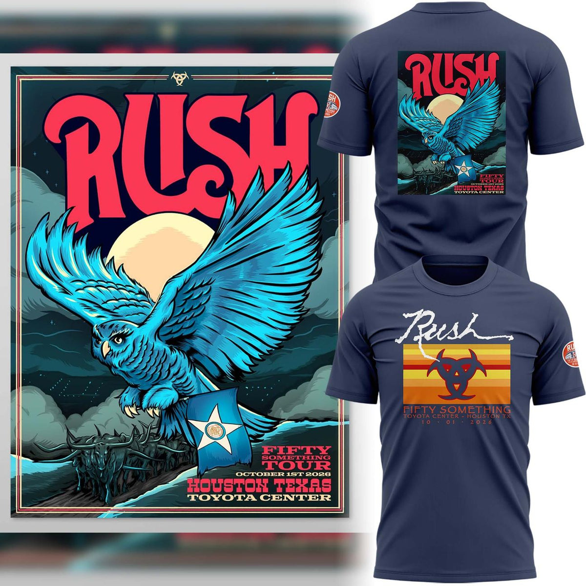 Fifty Something Tour 2026 Houston T-shirt